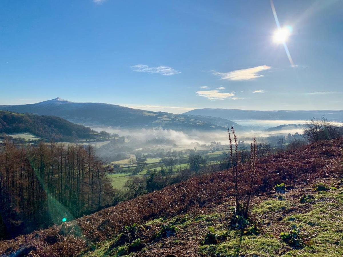 Black Mountains Stylish Hideaway, Nr Crickhowell Llanbedr  Ngoại thất bức ảnh